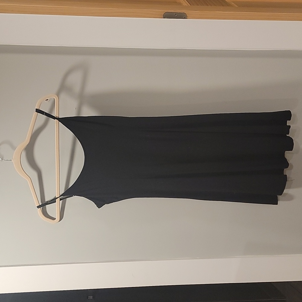 Black Casual Skater Mini Dress in M by Celestino